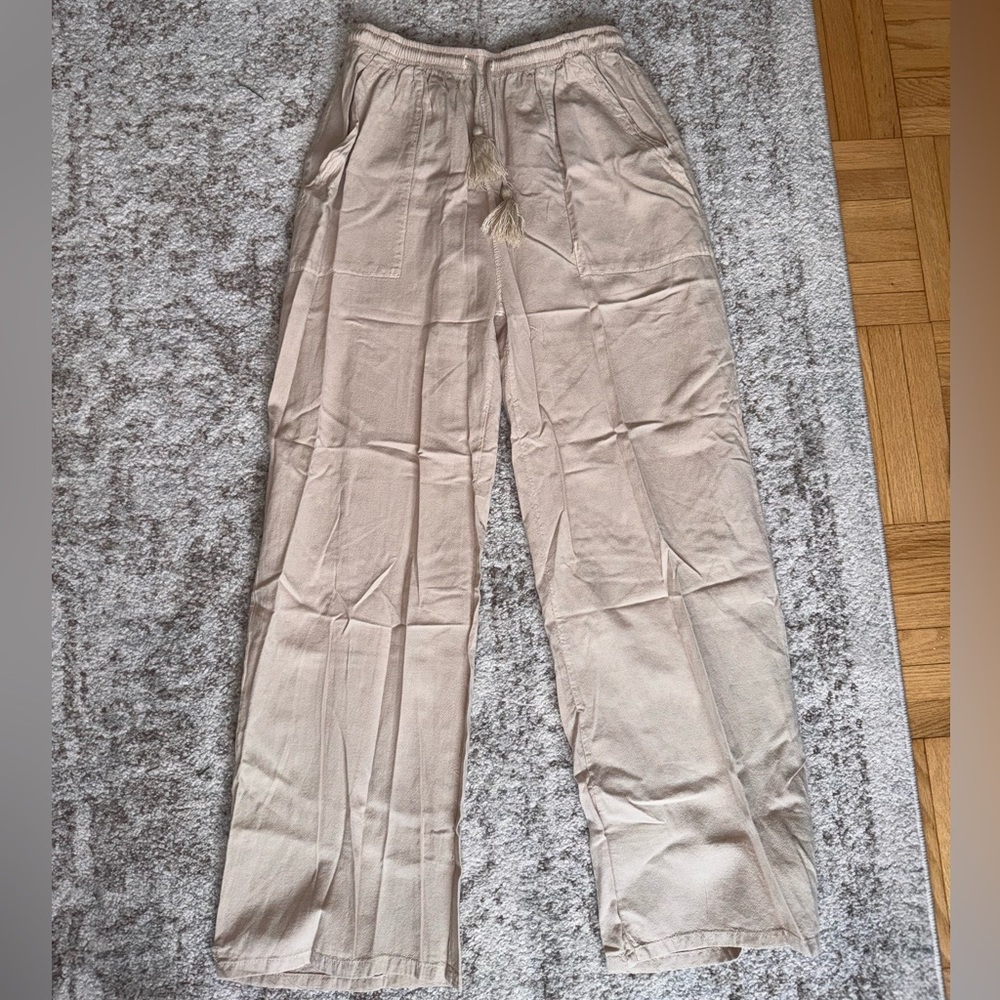 Elegant Tan Women's Swim Coverup Pants